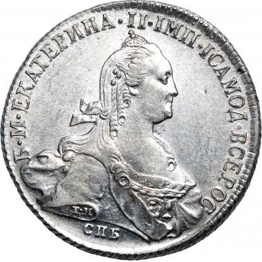 1 рубль 1774 года. СПБ-ТИ-QЛ. UNC