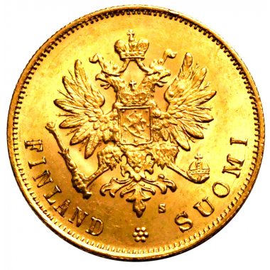 10 марок 1882 года. S. UNC