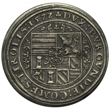 60 крейцеров 1572 года. Тироль. Фердинанд II. XF