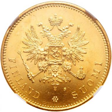 20 марок 1879 года. S. NGC MS64