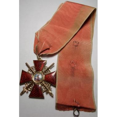 Знак ордена Святой Анны 2-й степени