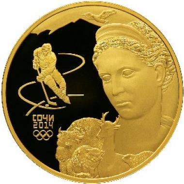 1000 рублей 2012 года Олимпийские  игры в г. Сочи - Фауна