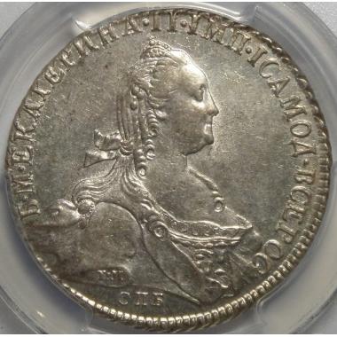 1 рубль 1776 года MS62