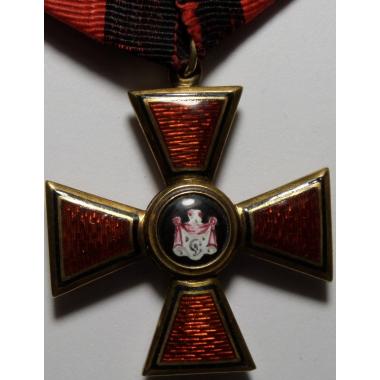 Владимир 4-й степени на орденской ленте.