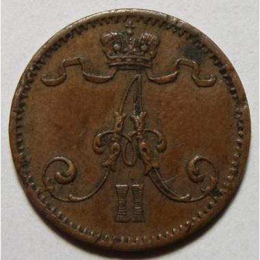 1 пенни 1875 года